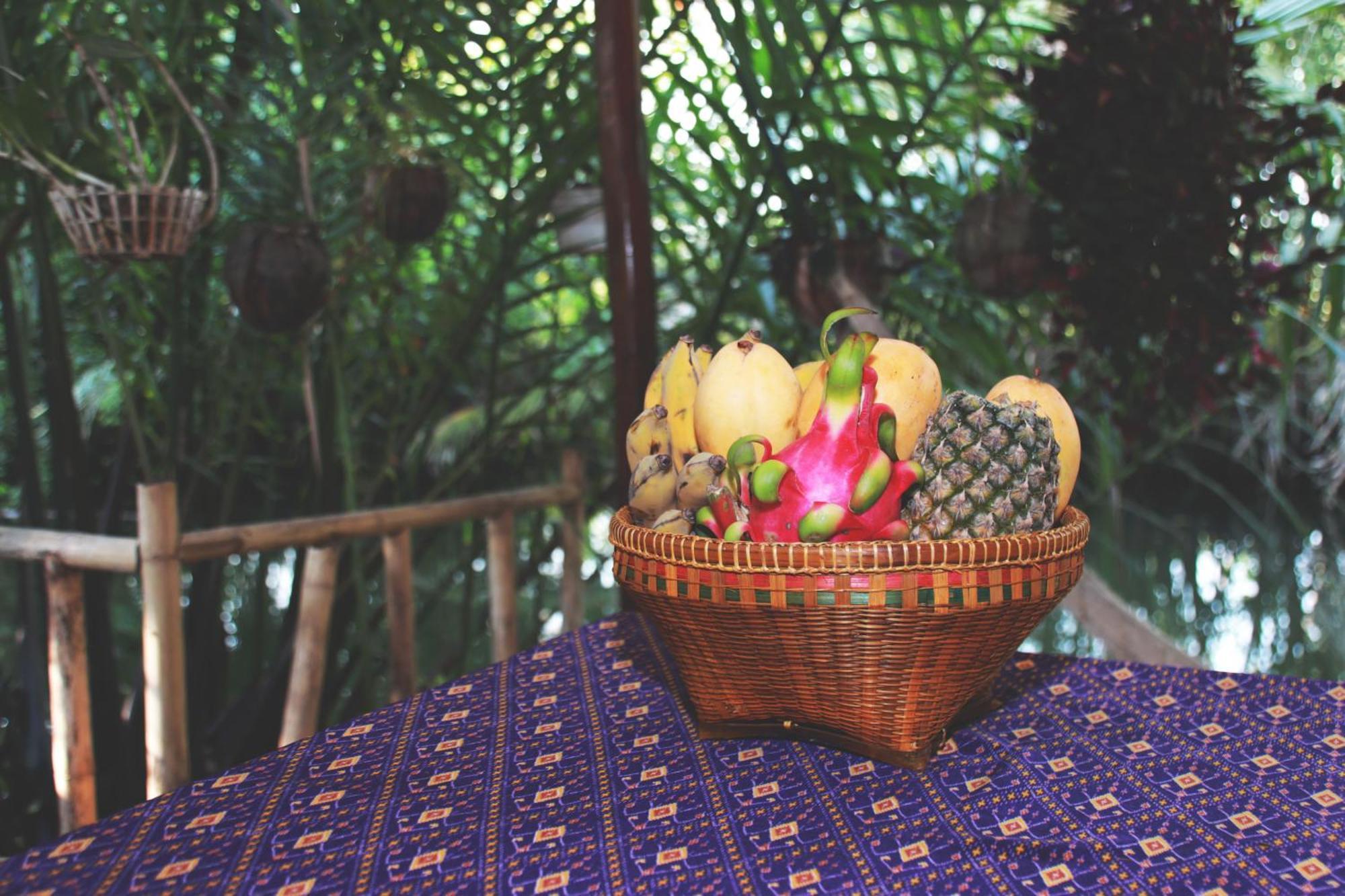 Nary Garden Hotel Kampot Bagian luar foto