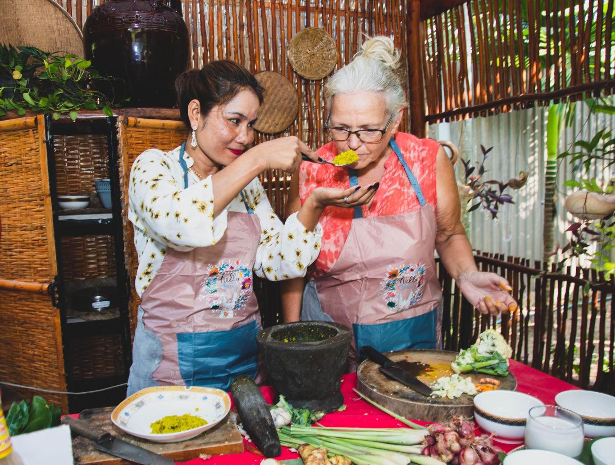 Nary Garden Hotel Kampot Bagian luar foto